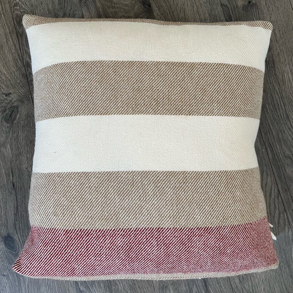 Faribault Woolen Mill Company x Target 20”x20” striped pillow